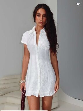 hastings mini dress STAUD Hastings Mini Dress | Print/Blue | Size L